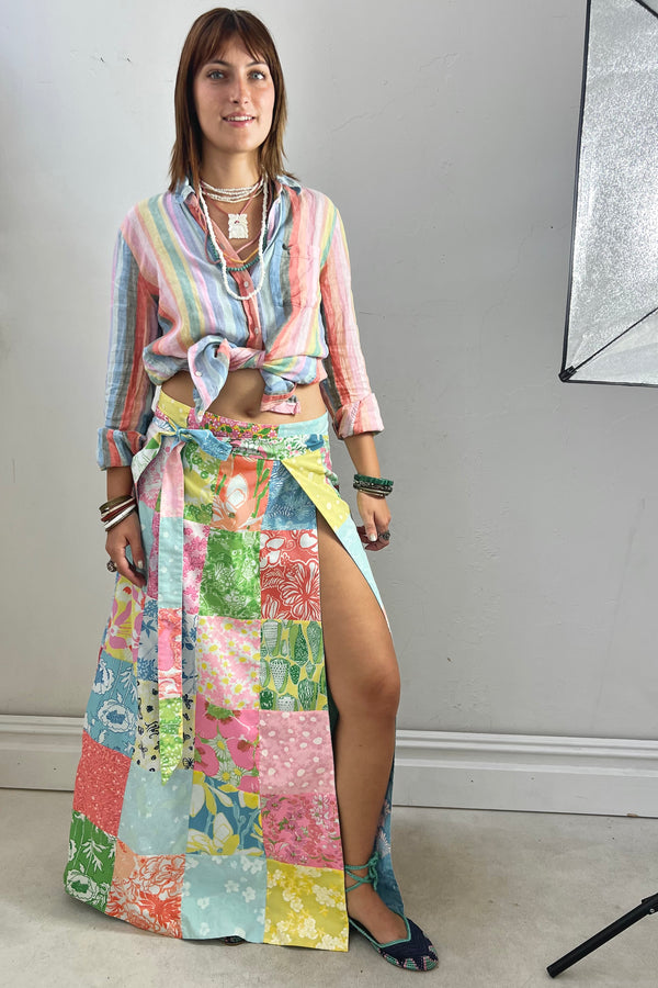 Vintage Lily Pulitzer Reversible Maxi Skirt