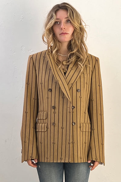 Gucci Wool 2000s Blazer Jacket Vintage