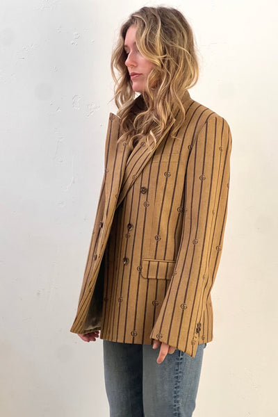 Gucci Wool 2000s Blazer Jacket Vintage