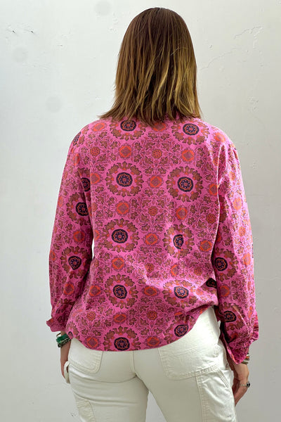 Vintage Printed Button Down, view 3