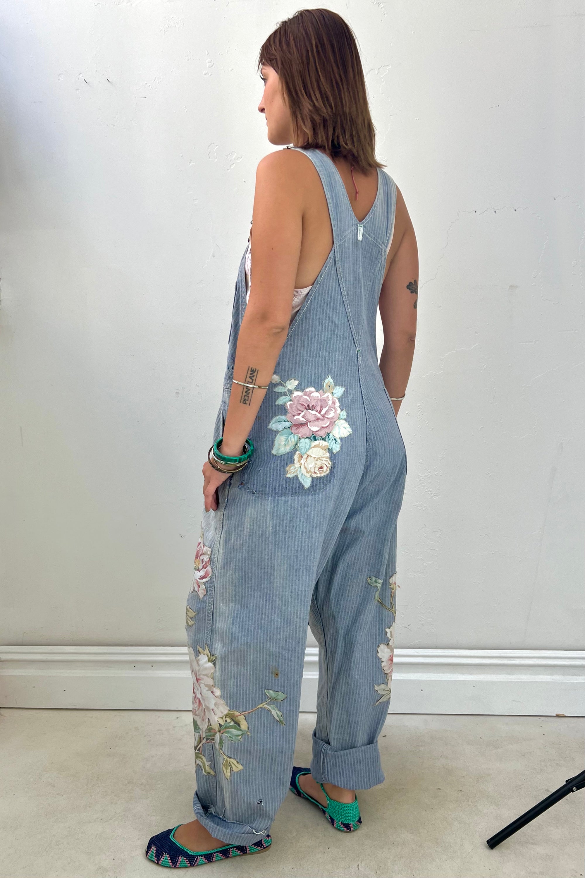 Vintage Key Overalls Reworked by Magdalenkala