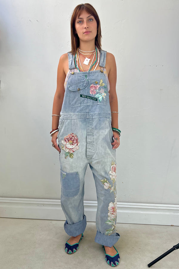Vintage Key Overalls Reworked by Magdalenkala