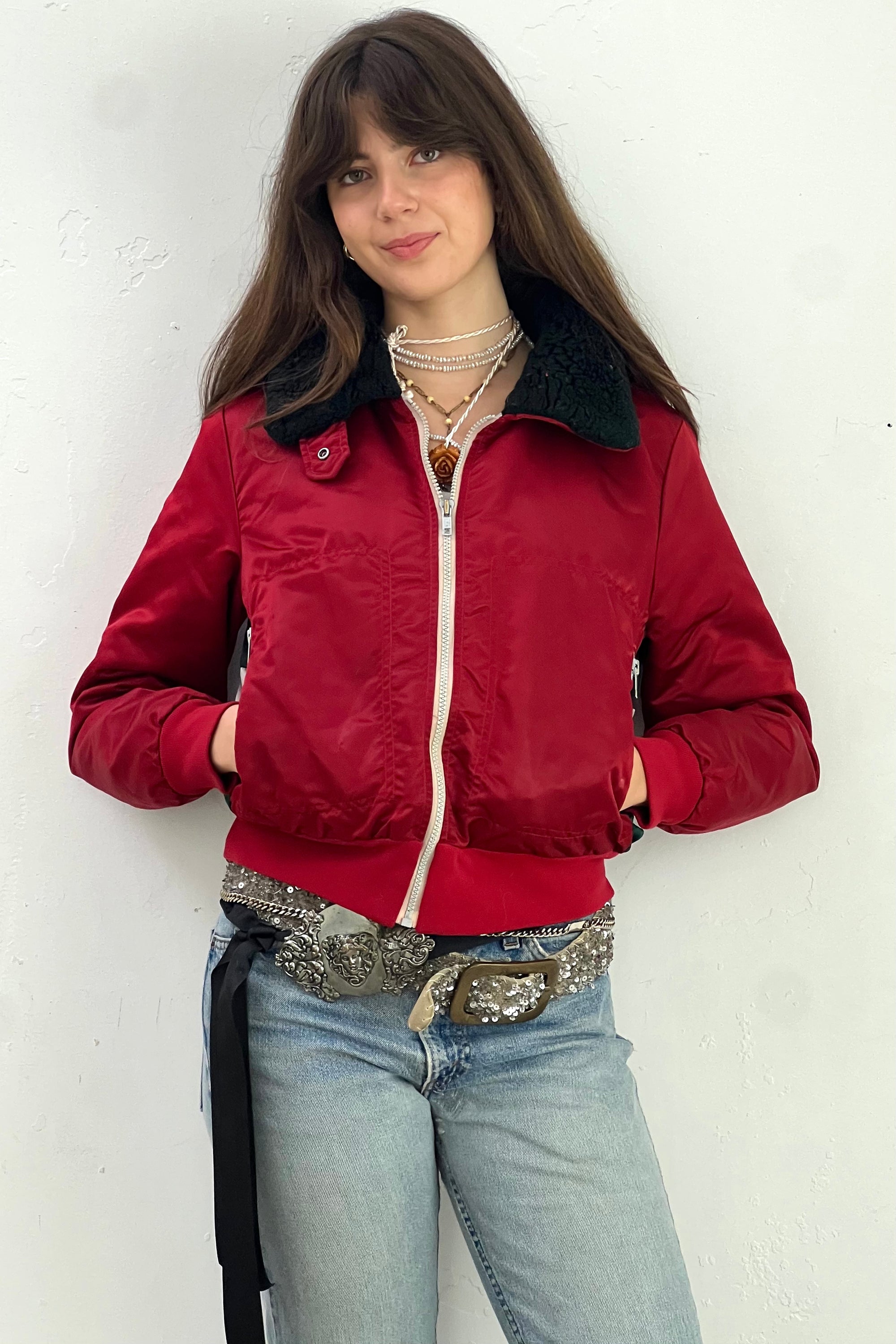 Vintage Satiny The Line Ski Jacket Selected by Anna Corinna