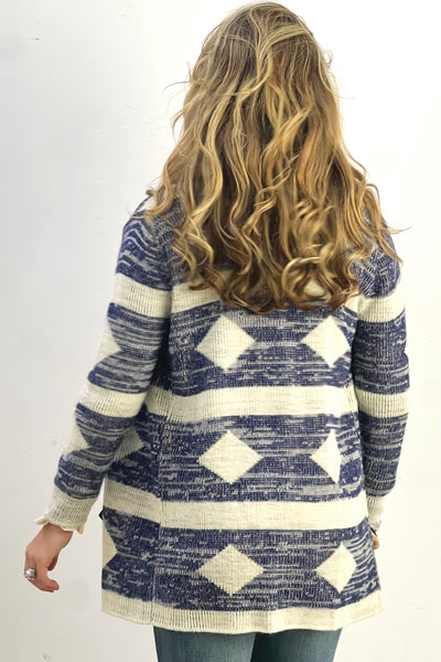 Cardigan Wool Blend 1970s Knit Vintage