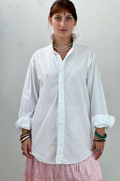 Ralph Lauren Cotton 90s Button Down Vintage