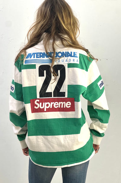 Supreme Cotton 2000s Striped Rugby Vintage