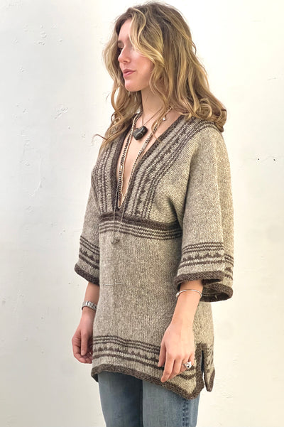 Sweater Wool 2000s Deep V Cozy Knit Vintage