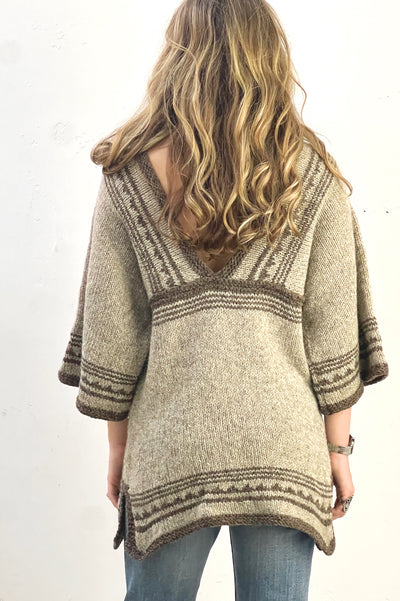 Sweater Wool 2000s Deep V Cozy Knit Vintage