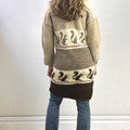 Sweater Dress Wool 2000s Squirrels Cozy Knit Vintage