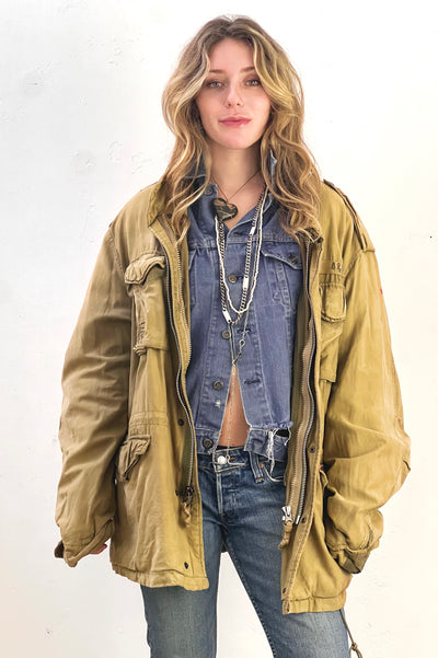 Abercrombie & Fitch Cotton 2000s Army Jacket Reworked Vintage