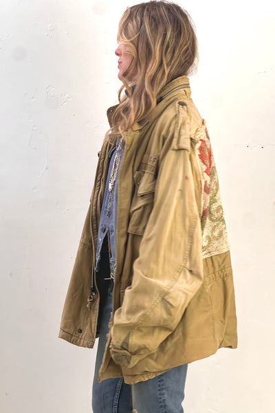 Abercrombie & Fitch Cotton 2000s Army Jacket Reworked Vintage