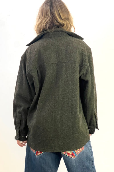 Woolrich Wool 2000s Shirt Jacket Vintage