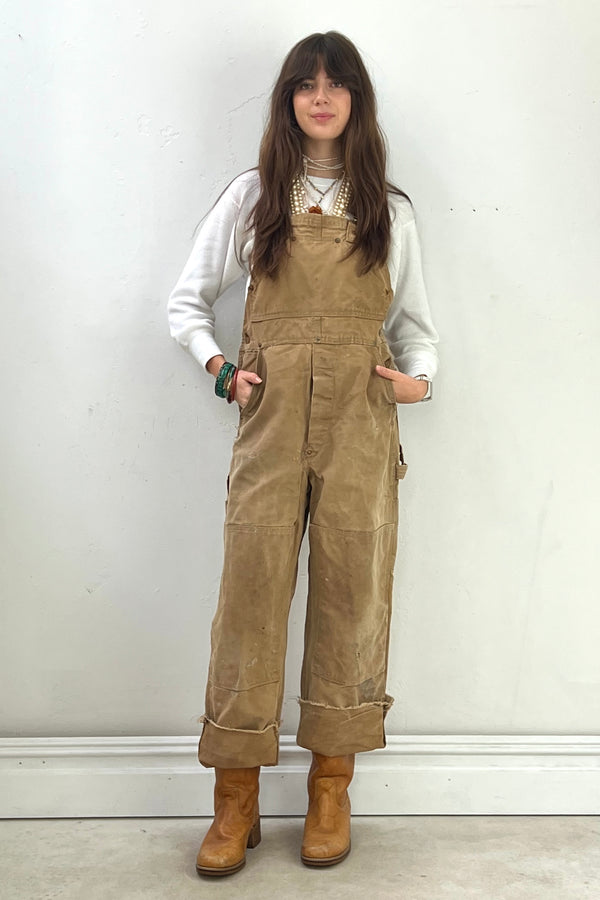 Vintage Carhartt Double Knee Overalls, Cotton