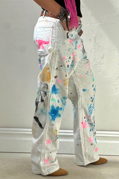 Dickies Sherwin Williams 90s Splattered Pants Reworked Vintage