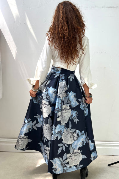 Vintage Brocade Ballgown Skirt, view 3