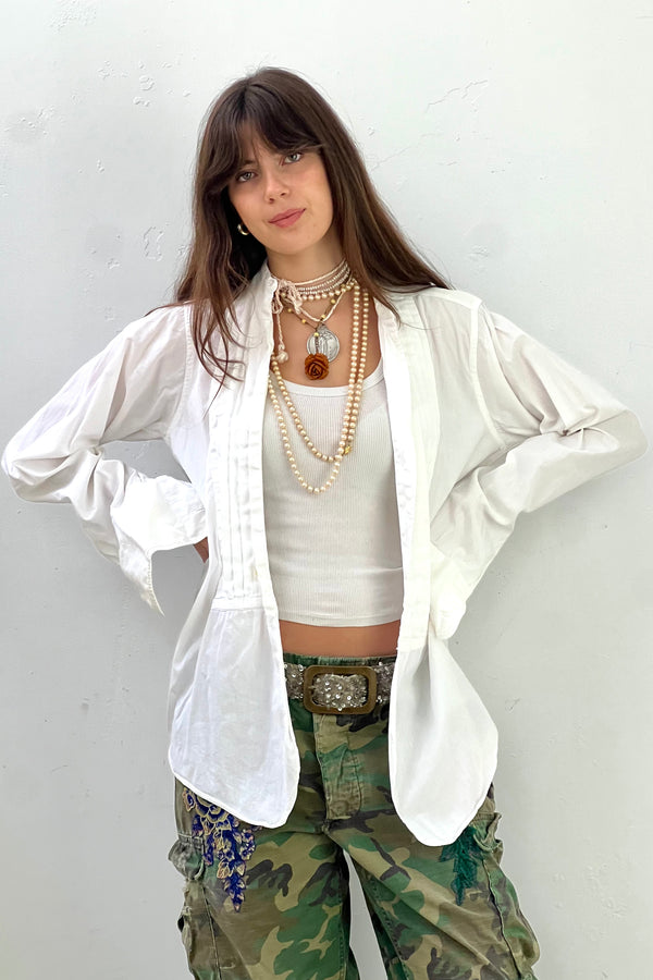Vintage Tux Top, Cotton