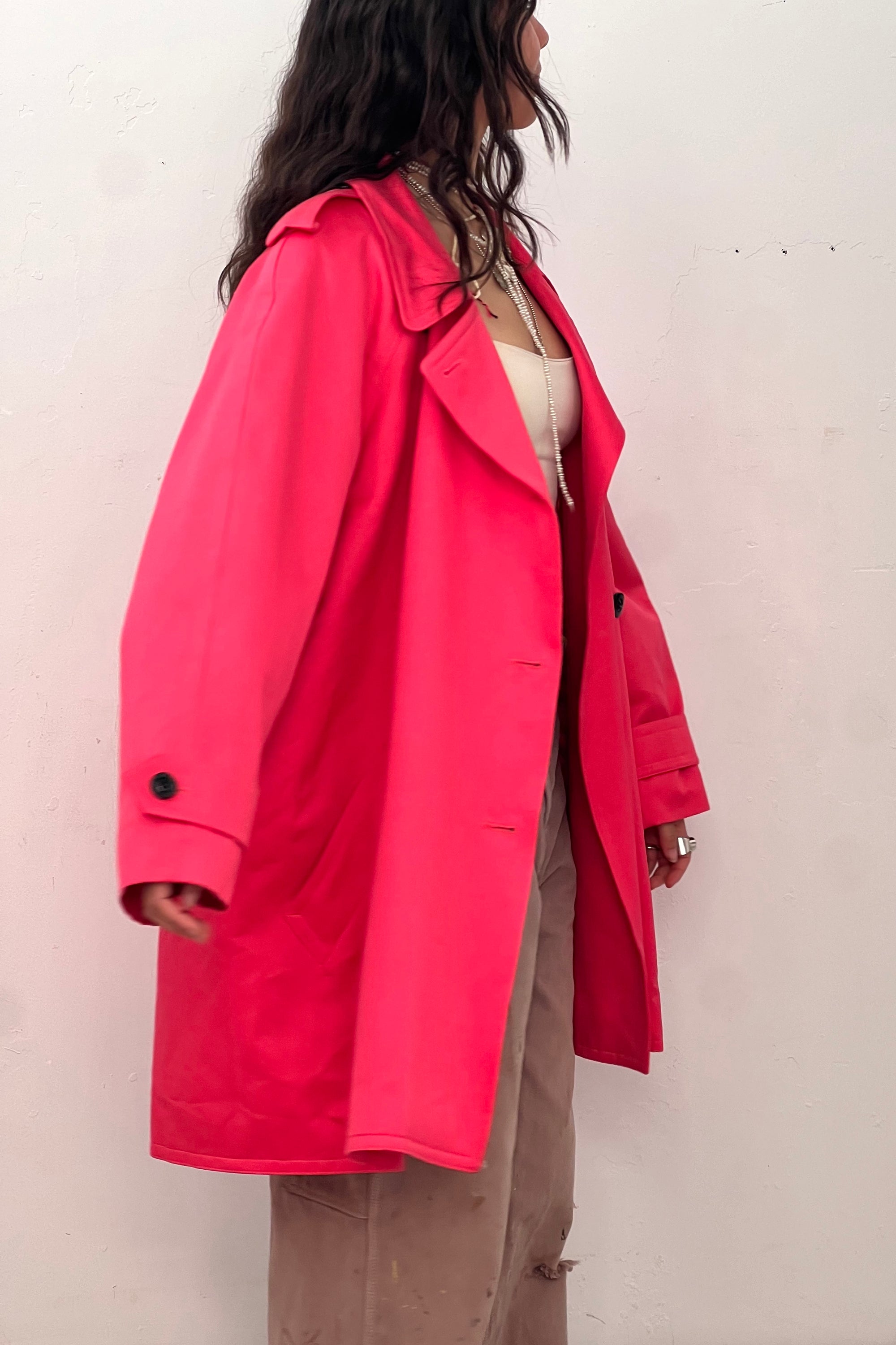 Vintage Escada Trench Coat Selected by Anna Corinna