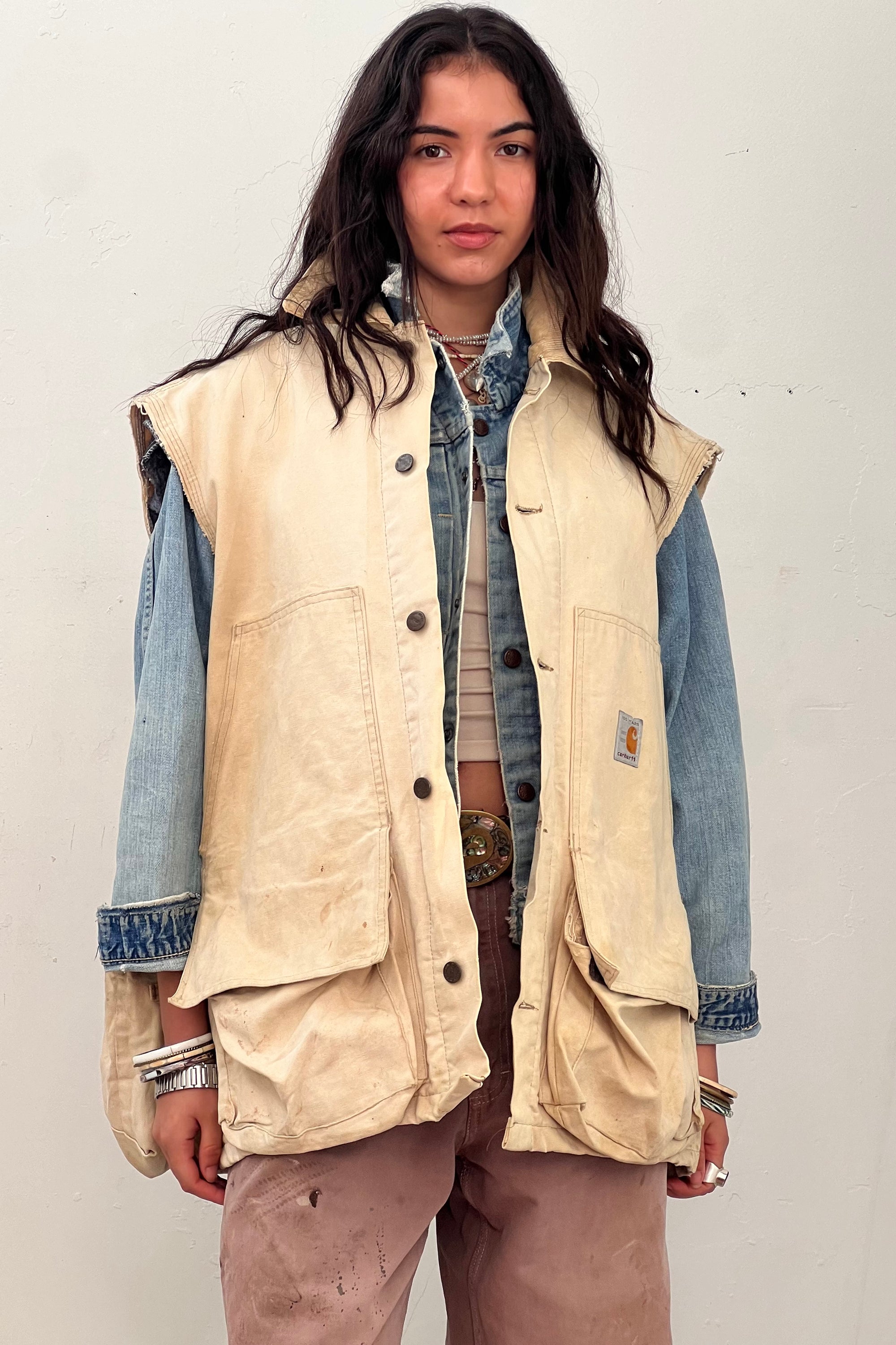 Vintage Carhartt Vest Coat Selected by  Anna Corinna