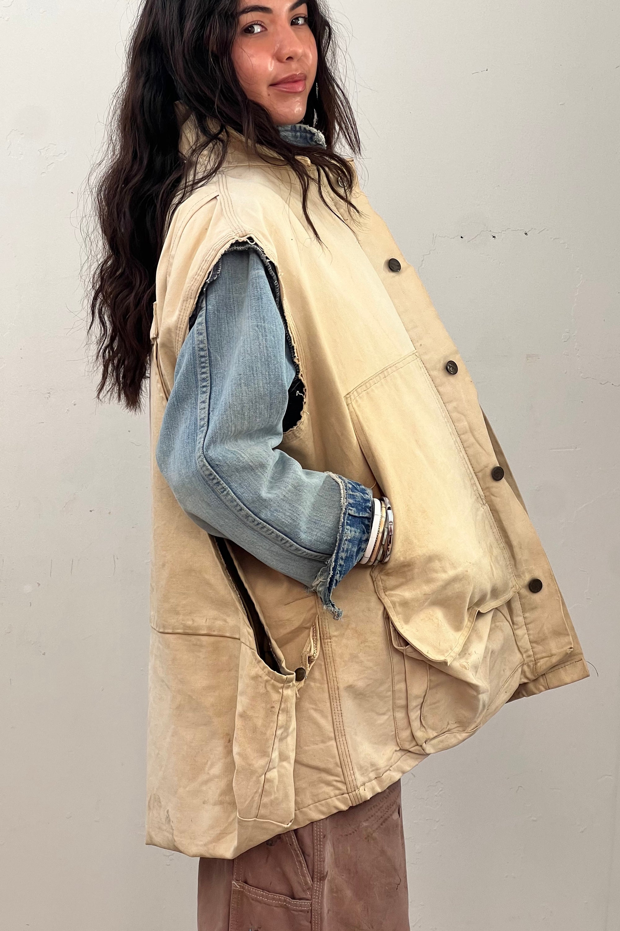 Vintage Carhartt Vest Coat Selected by  Anna Corinna