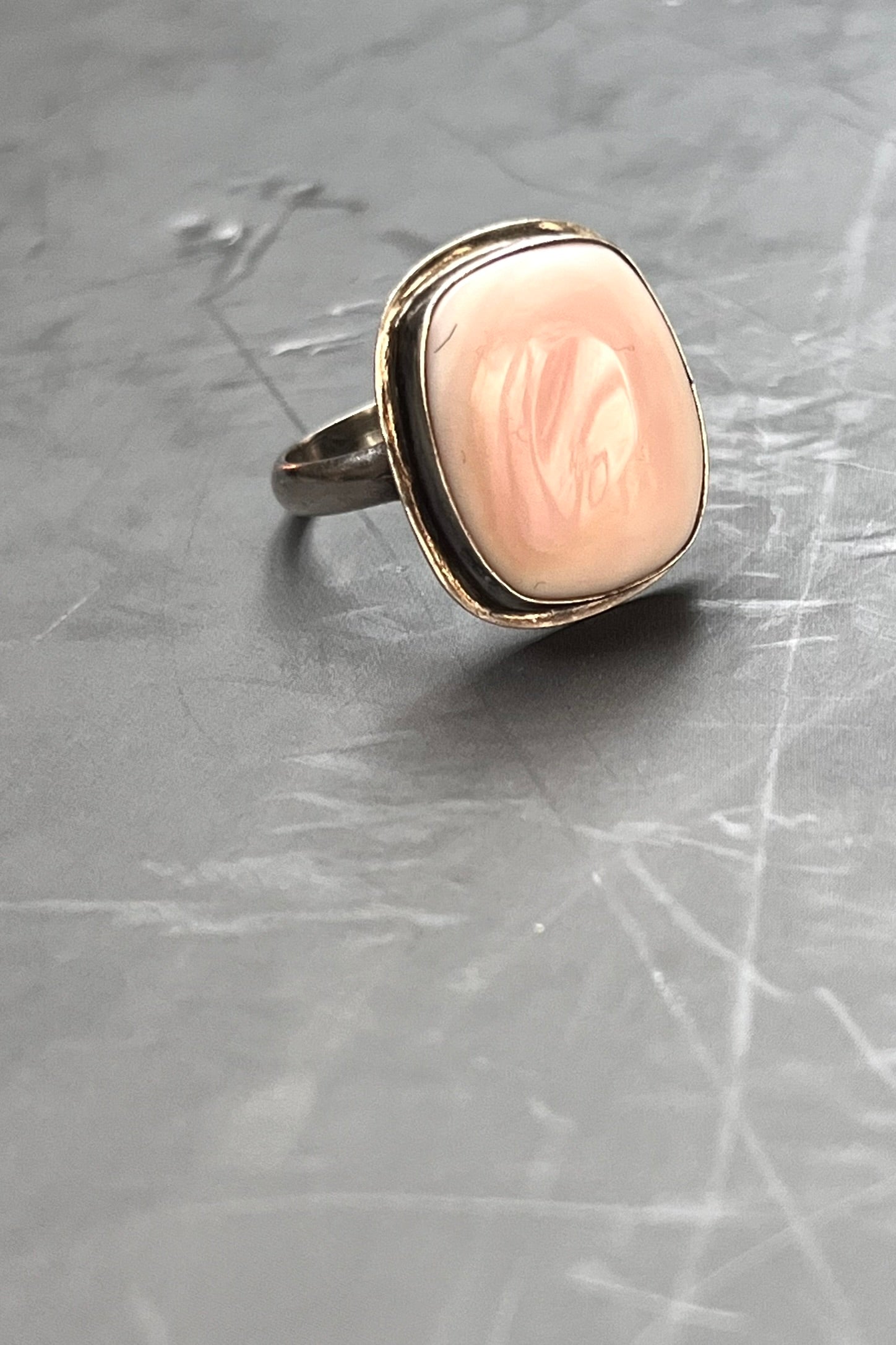 Vintage Sterling Silver Shell Ring Selected by Anna Corinna