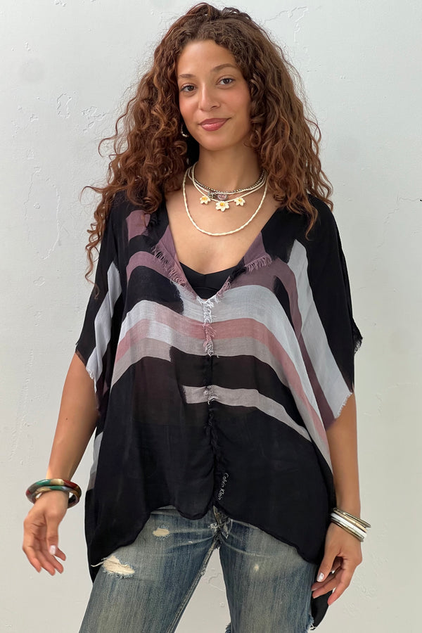 Anna Corinna Reworked Vintage Calvin Klein Scarf Top