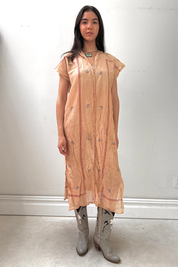 Anna Corinna Reworked Vintage Calvin Klein Smock Dress, Cotton