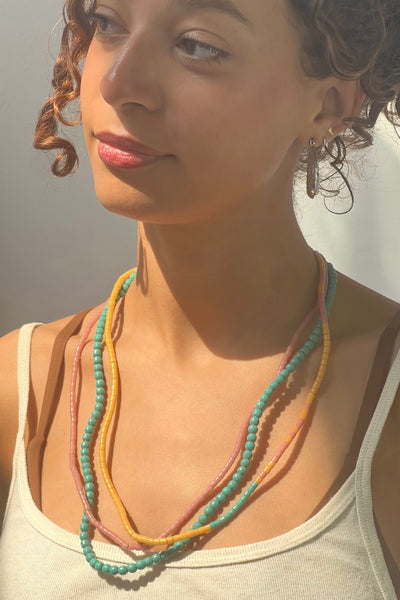 Vintage Three African Bead Strands