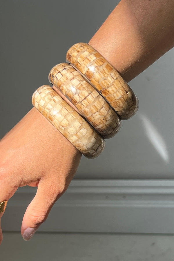Vintage Brass Bracelet Stack