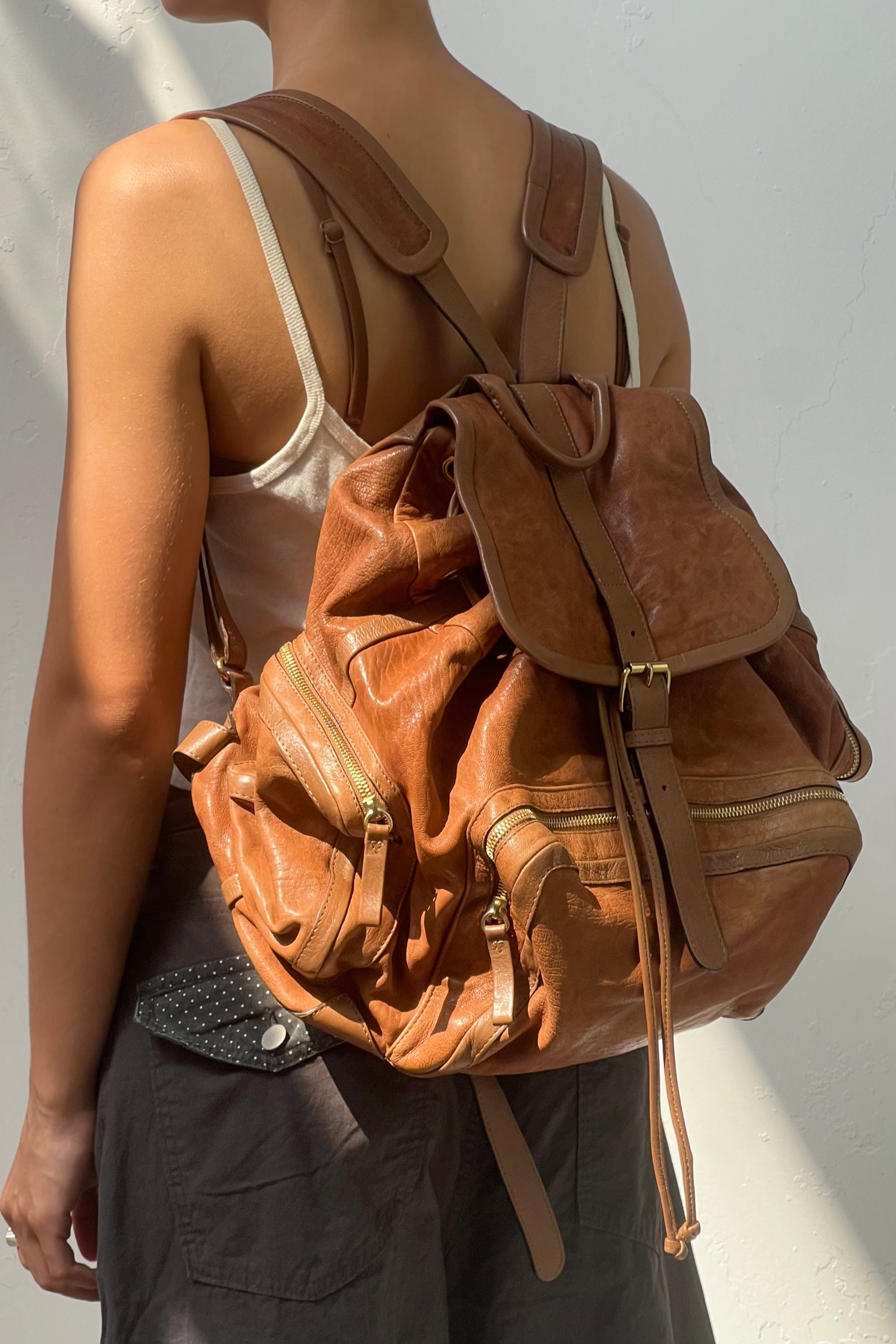 Vintage Pierre Hardy Leather Backpack