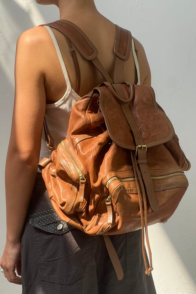 Vintage Pierre Hardy Leather Backpack, view 2