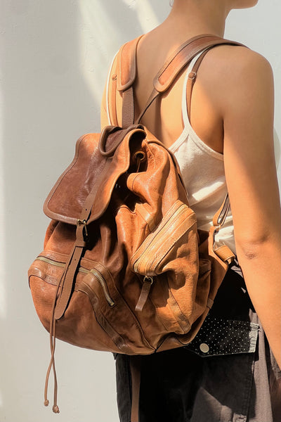 Vintage Pierre Hardy Leather Backpack, view 3