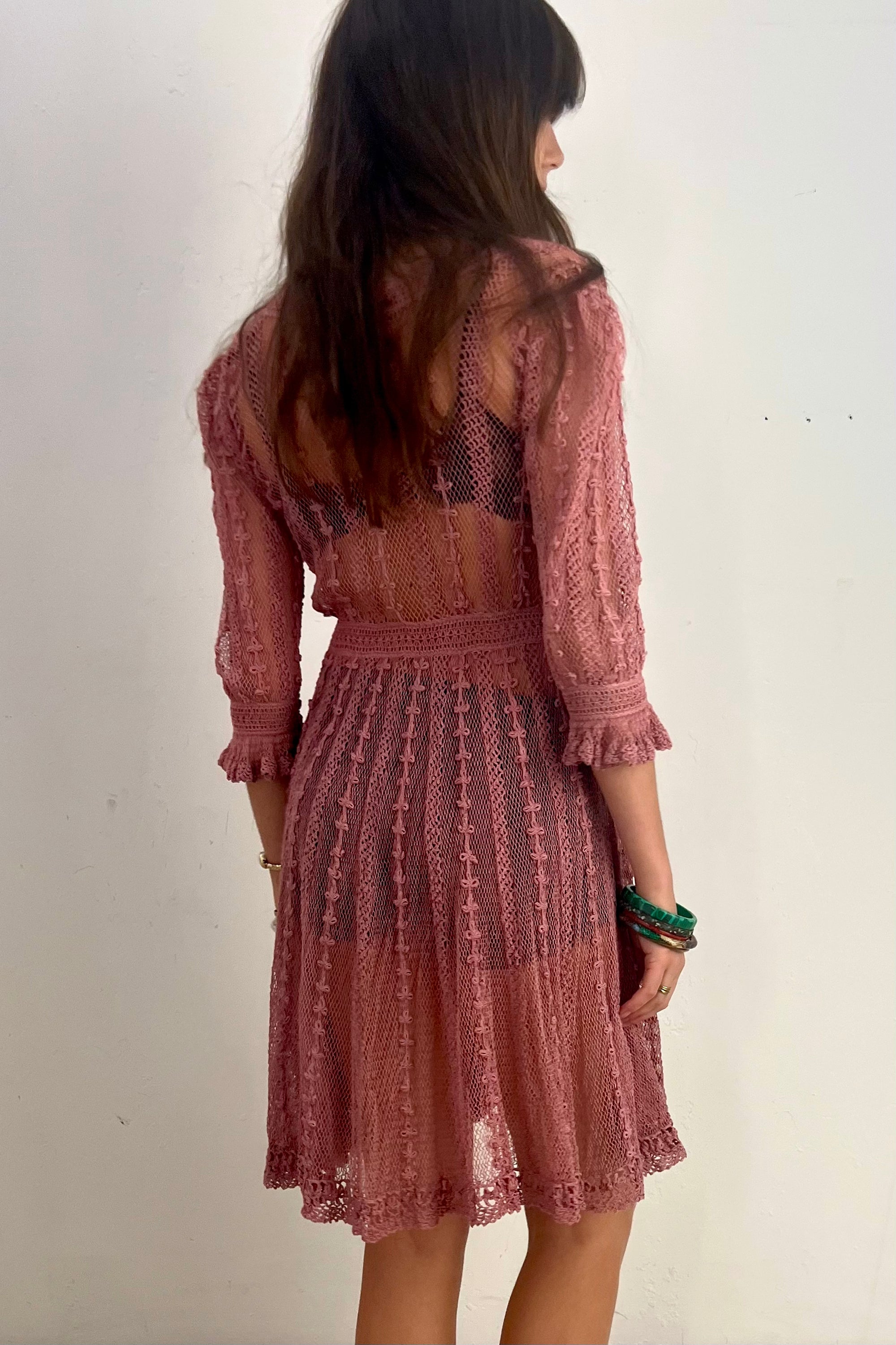 Vintage Hand Crocheted Dress Selected by Anna Corinna