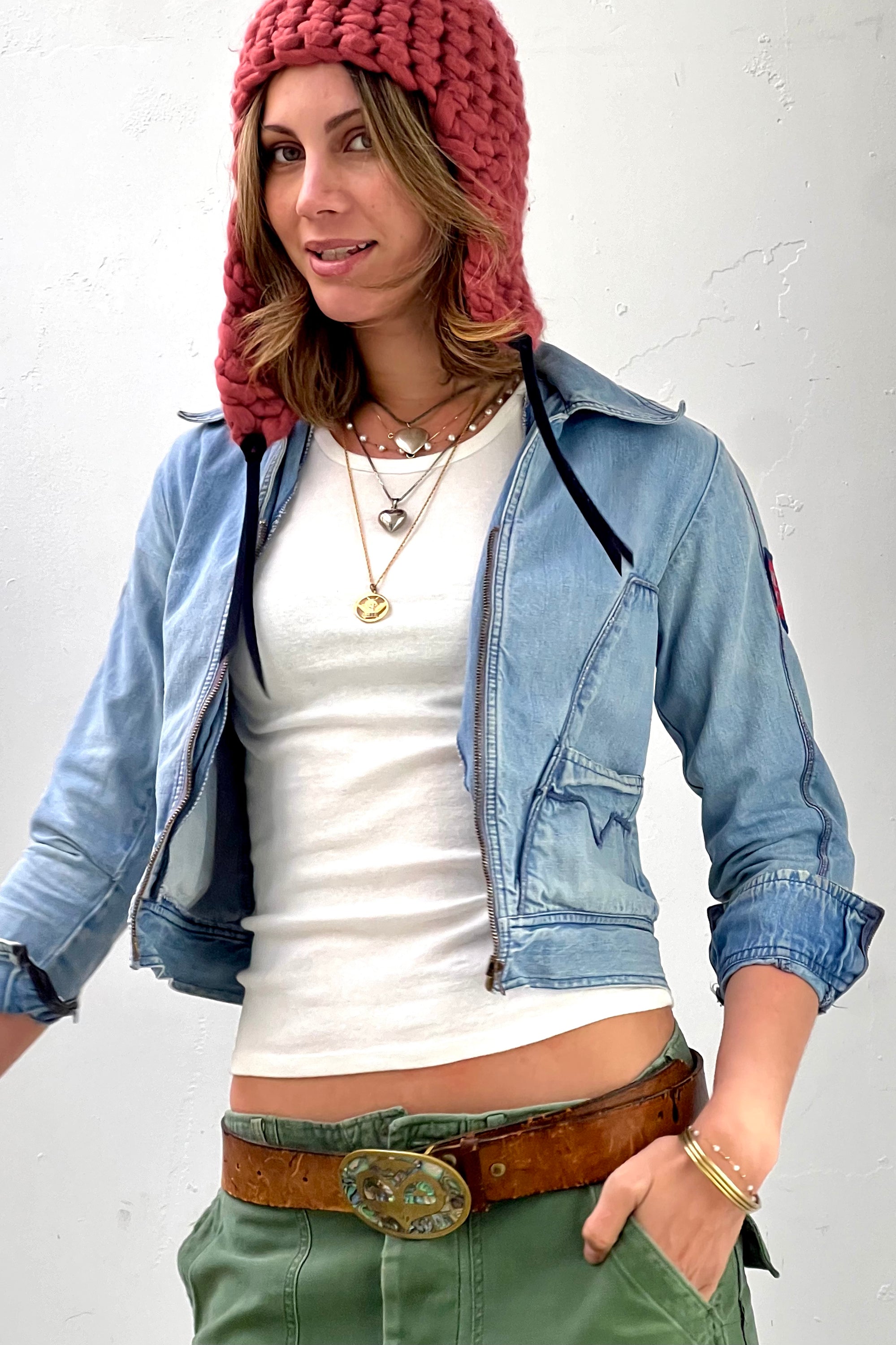 Vintage Faded Glory Denim Jean Jacket Selected by Anna Corinna