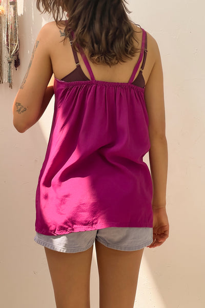 Vintage Bali Mesh Tank, Rayon, view 3