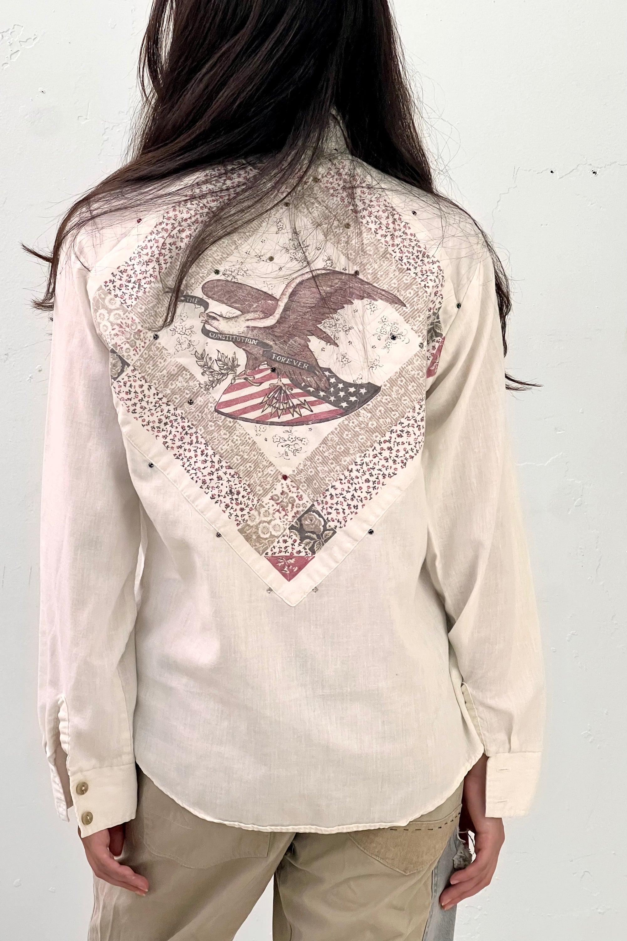 Vintage Kennington Constitution Button Down Selected by Anna Corinna