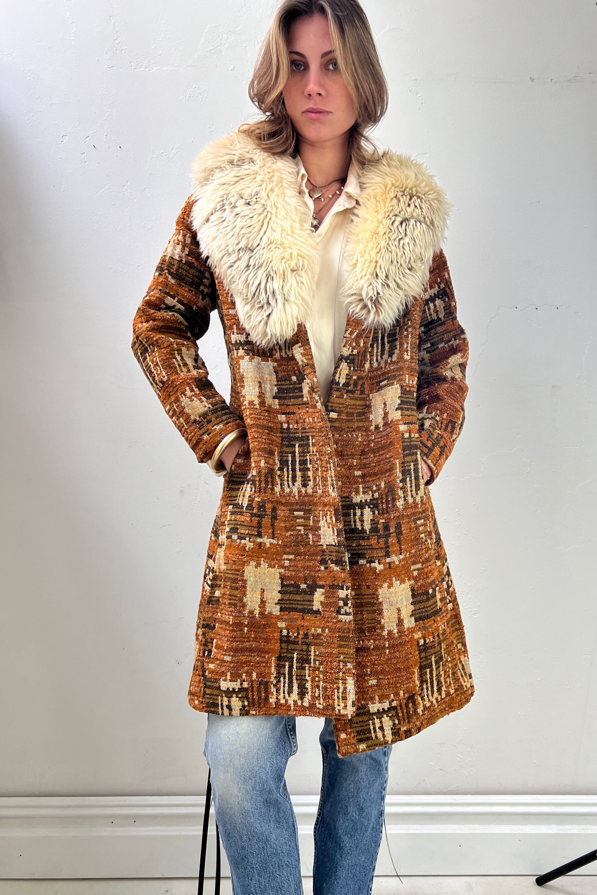 Vintage Tapestry Coat Selected by Anna Corinna