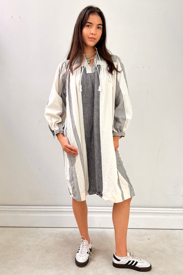 Vintage Josefa Woven Stripe Dress, size S