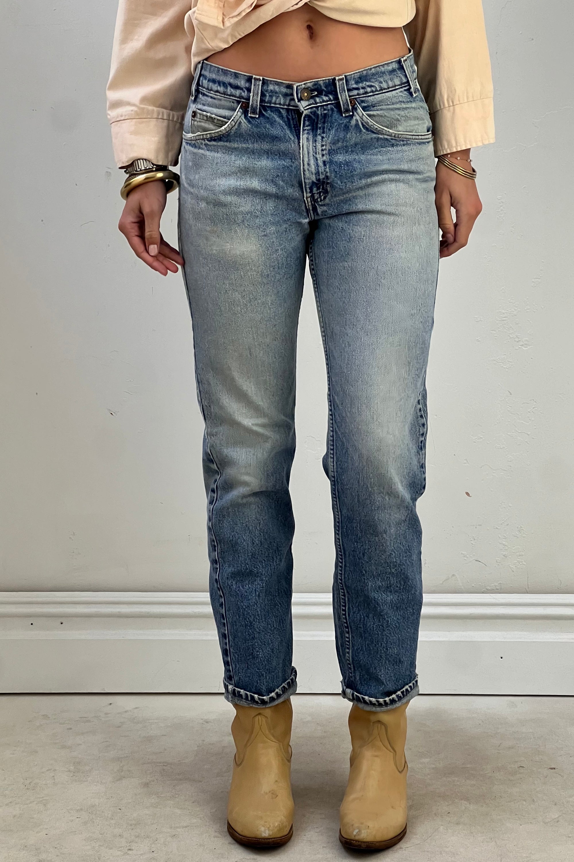 Vintage Levi's Worn Jeans Selected by Anna Corinna