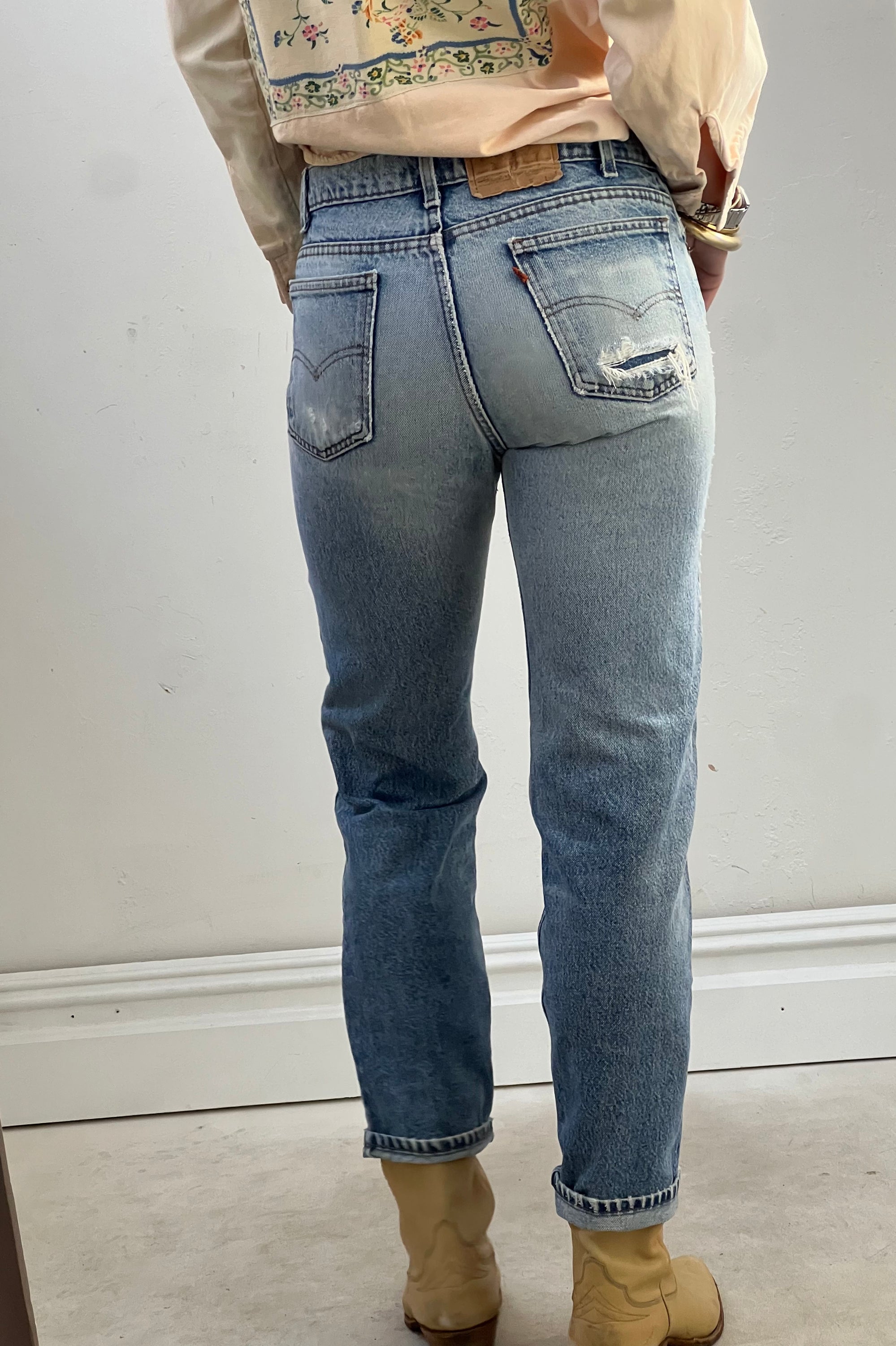 Vintage Levi's Worn Jeans Selected by Anna Corinna