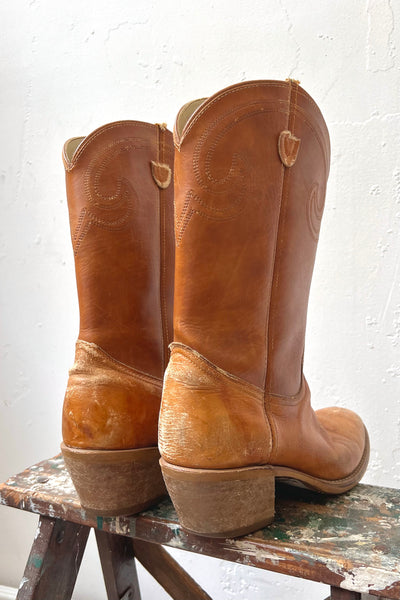 Vintage Cowboy Boots Perfectly Distressed