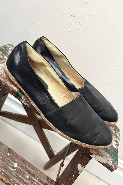Vintage Gucci Leather Espadrills