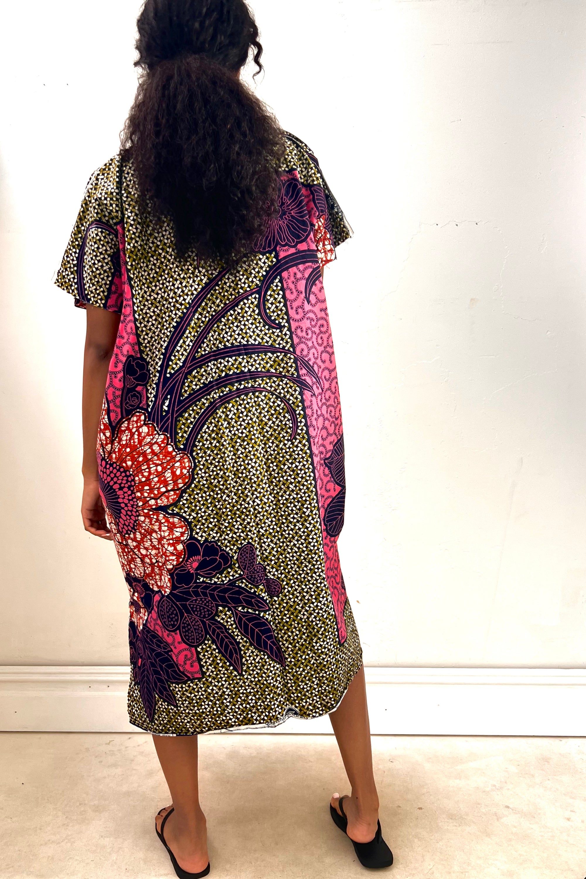 cotton smock dress Blue Cotton Smock Dress – Vintage Couture