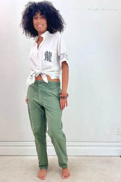 Vintage Army Pants, Cotton