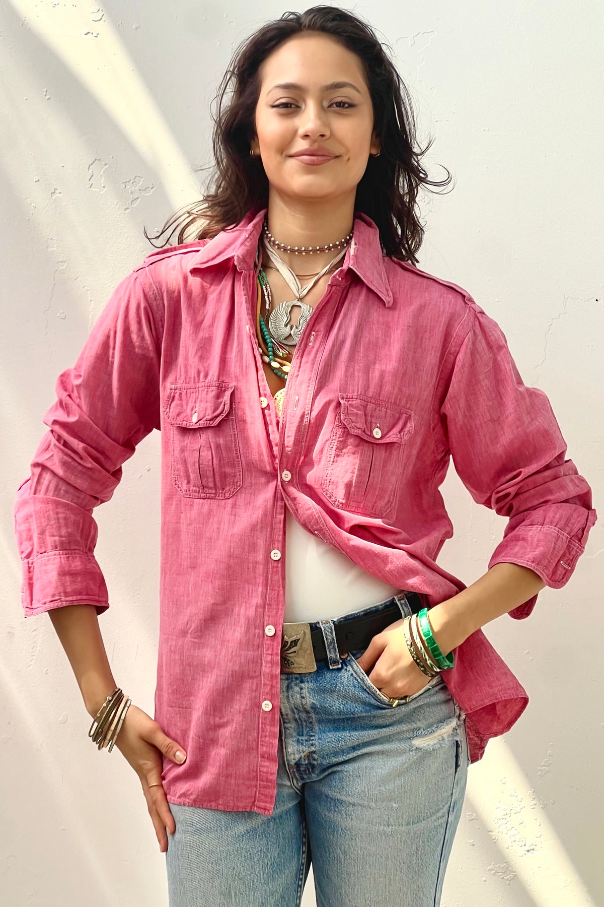 Vintage Begdorf Goodman Button Up Top