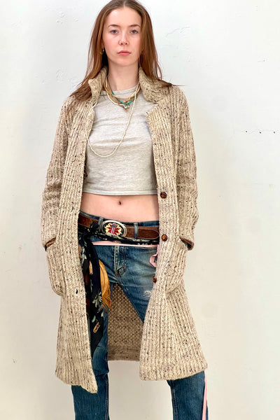 Vintage Cardigan Coat, Acrylic