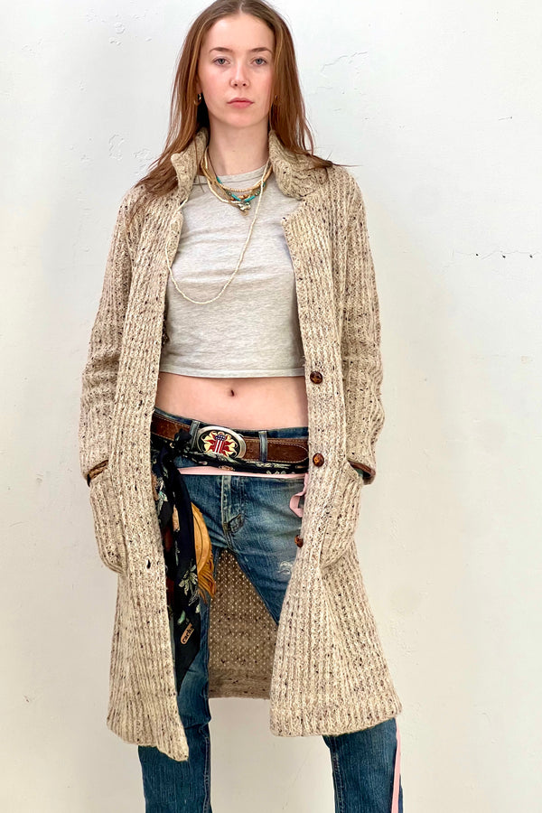 Vintage Cardigan Coat, Acrylic