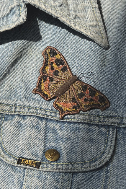 Vintage Butterfly Patch Pin
