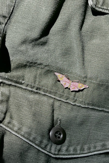 Vintage Butterfly Enamel Pin