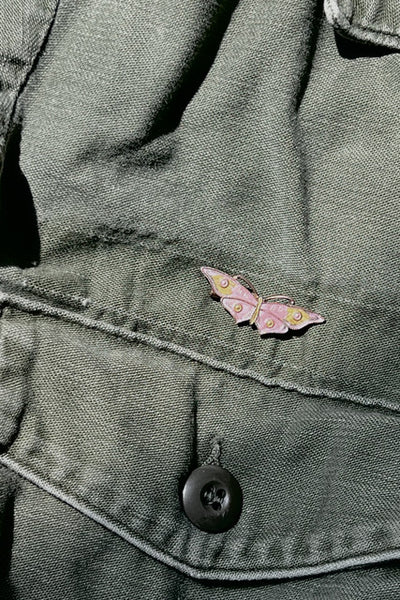 Vintage Butterfly Enamel Pin