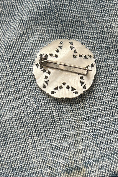Vintage Mother of Pearl Star Pin